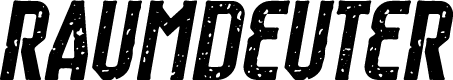 Raumdeuter Stamp Italic