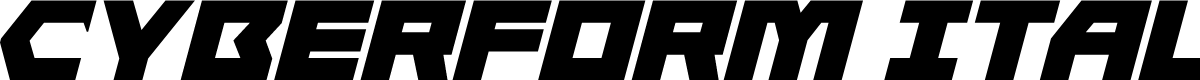 Cyberform Italic