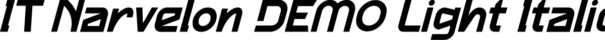 IT Narvelon DEMO Light Italic