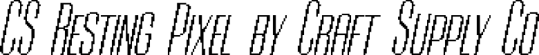 CS Resting Pixel Regular Demo