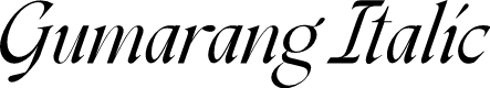 Gumarang Italic