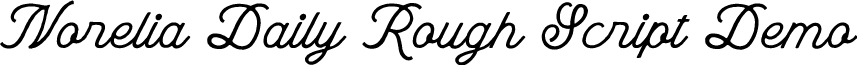 Norelia Daily Rough Script Demo