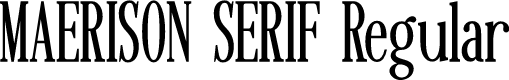 MAERISON SERIF Regular