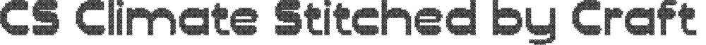 CS Climate Stitched Regular Demo