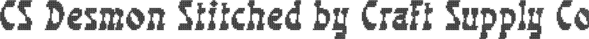 CS Desmon Stitched Regular Demo