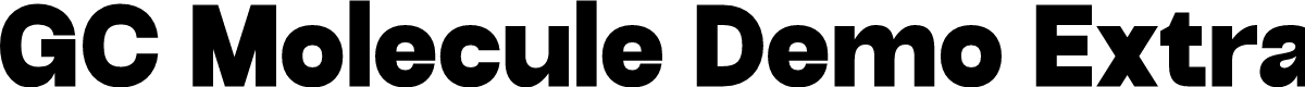 GC Molecule Demo Extra Bold