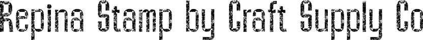 RepinaStamp-Regular Demo
