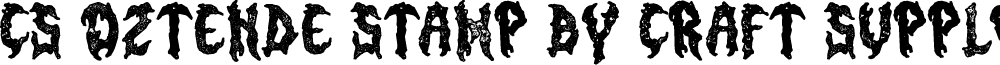 CS Oztende Stamp Regular Demo