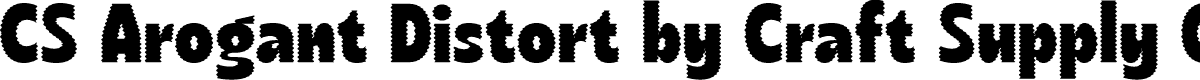 CS Arogant Distort-Regular Demo