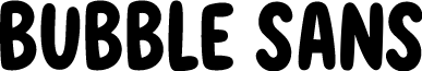 Bubble Sans