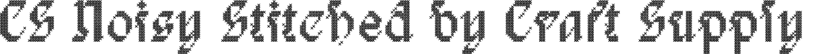 CS Noisy Stitched Regular Demo