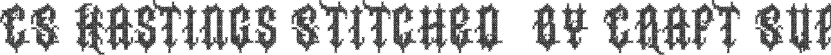 CS Hastings Stitched Regular Demo