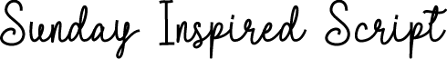 Sunday Inspired Script