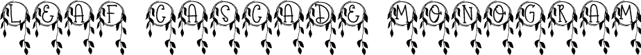 Leaf Cascade Monogram