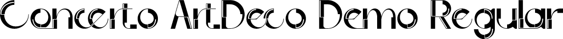 Concerto ArtDeco Demo Regular