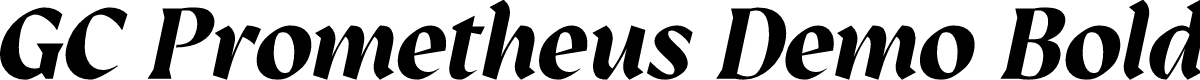 GC Prometheus Demo Bold Italic