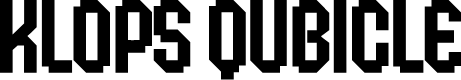 Klops Qubicle Personal