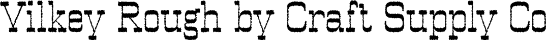 Vilkey Rough Demo Regular