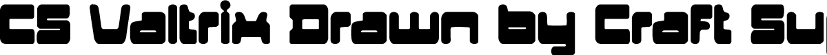 CSValtrixDrawn-Regular Demo