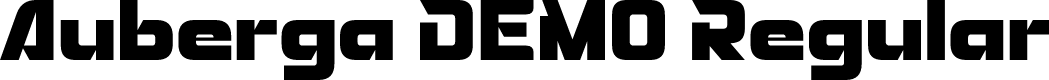 Auberga DEMO Regular