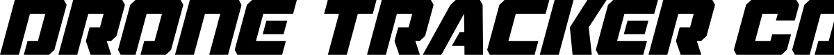 Drone Tracker Condensed Italic