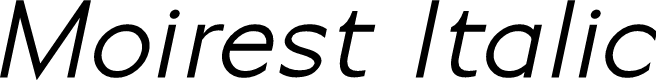 Moirest Italic