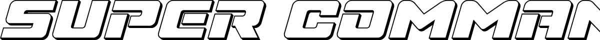 Super Commando 3D Italic