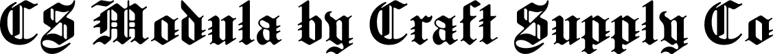 CS Modula Regular Demo