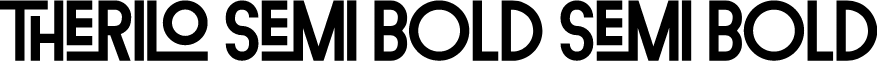 Therilo Semi Bold Semi Bold