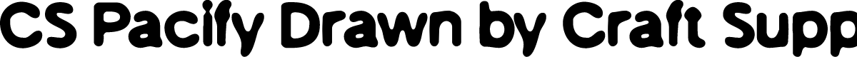 CSPacifyDrawn-Regular Demo