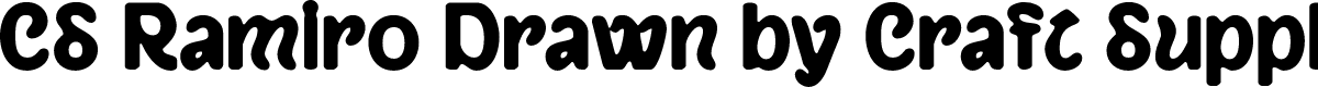 CSRamiroDrawn-Regular Demo