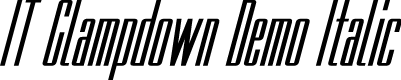 IT Clampdown Demo Italic
