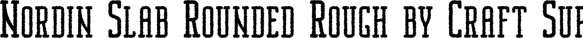 NordinSlabRoundedRough-Reg Demo