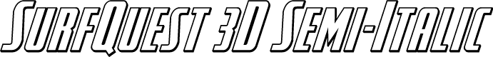 SurfQuest 3D Semi-Italic
