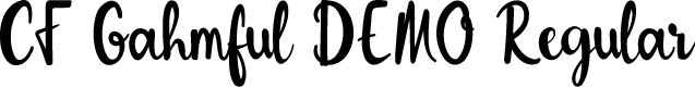 CF Gahmful DEMO Regular