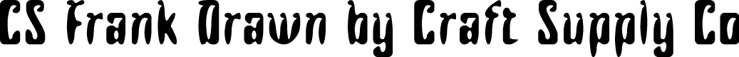 CSFrankDrawn-Regular Demo