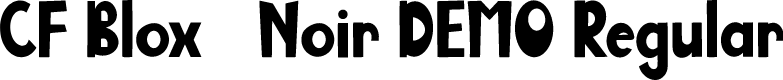 CF Blox Noir DEMO Regular
