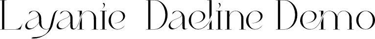 Layanie Daeline Demo