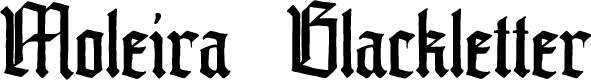 Moleira Blackletter Demo