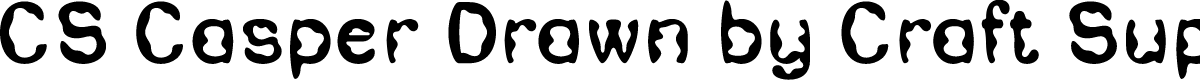 CSCasperDrawn-Regular Demo