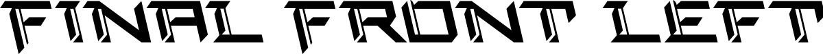 Final Front Leftalic