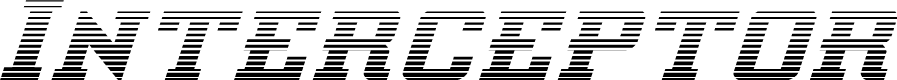 Interceptor Gradient Italic
