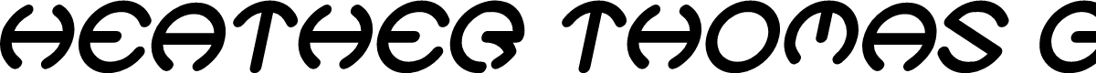 HEATHER THOMAS Bold Italic