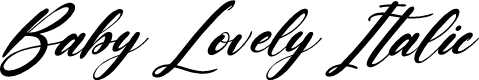 Baby Lovely Italic