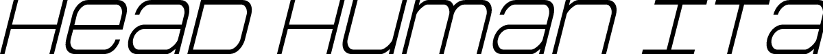 Head Human Italic