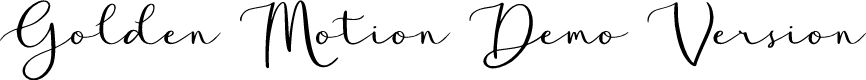 Golden Motion Demo Version