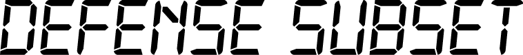 Digital-7 Italic