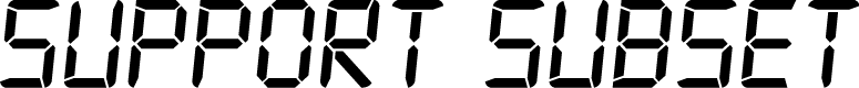 Digital-7 Italic