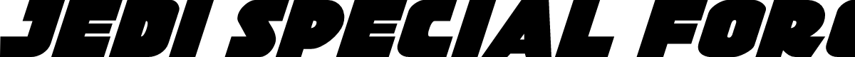 Jedi Special Forces Italic