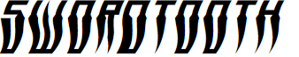 Swordtooth Warped Italic